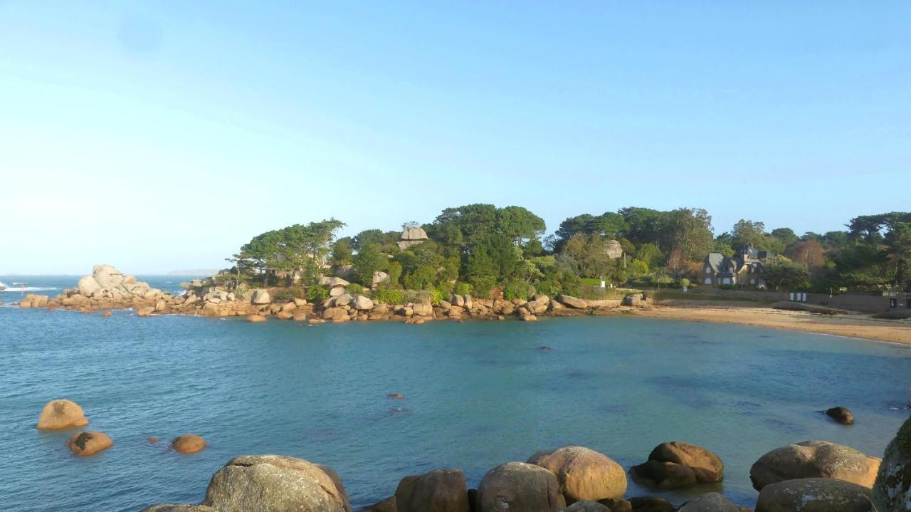 Logis Hotel Saint Guirec Et De La Plage Perros-Guirec Exterior foto