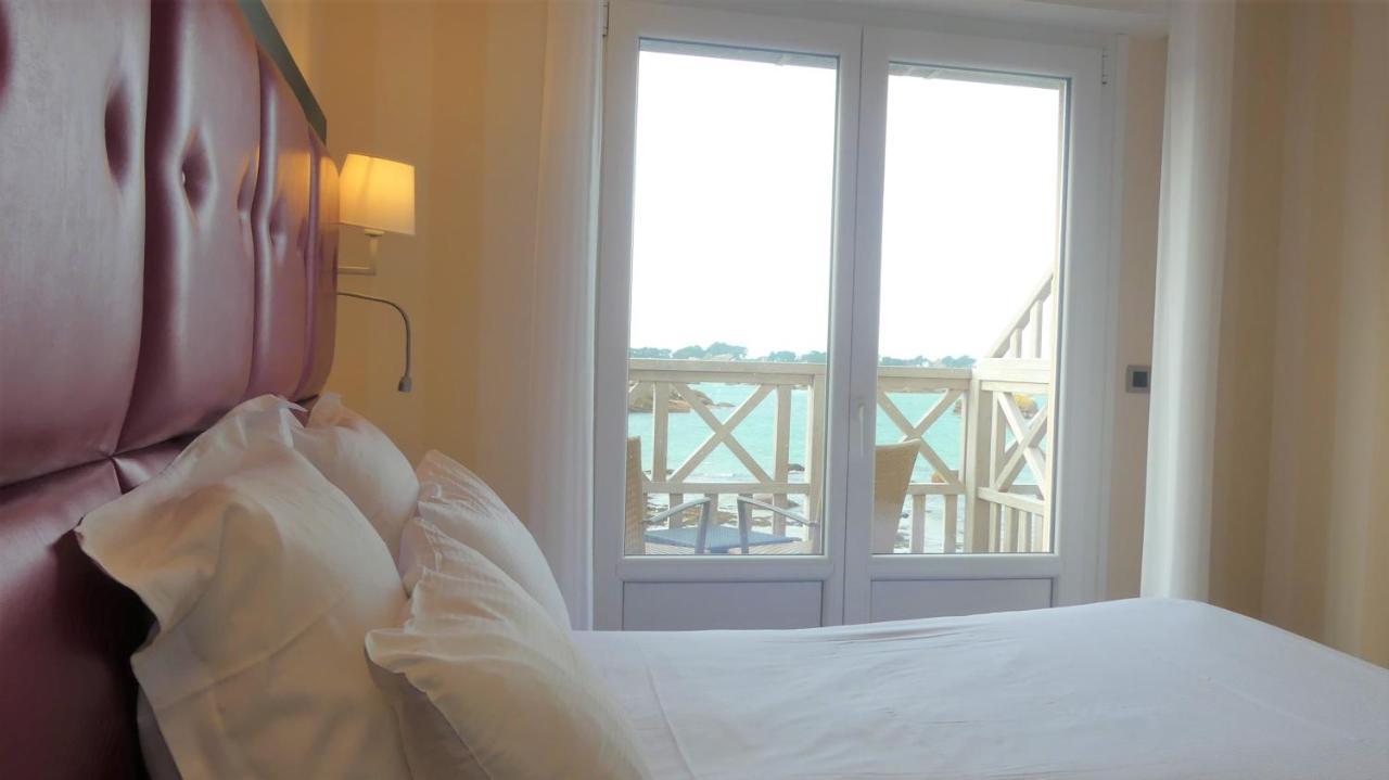 Logis Hotel Saint Guirec Et De La Plage Perros-Guirec Exterior foto