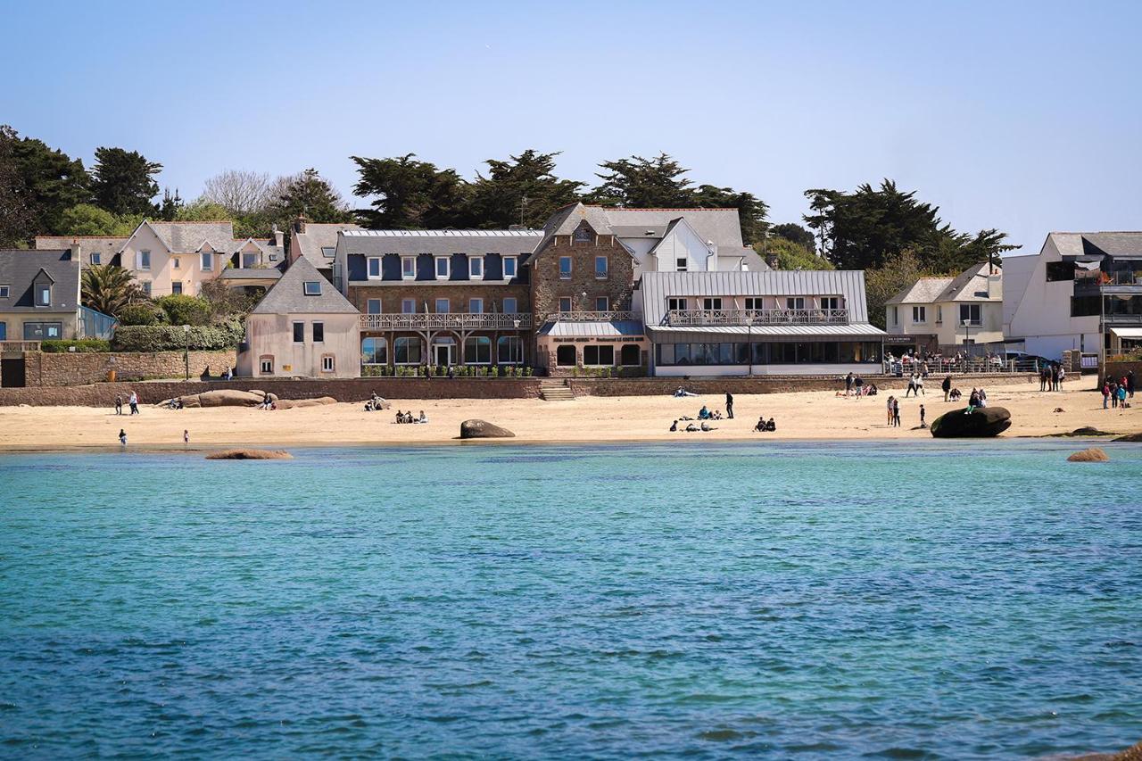 Logis Hotel Saint Guirec Et De La Plage Perros-Guirec Exterior foto