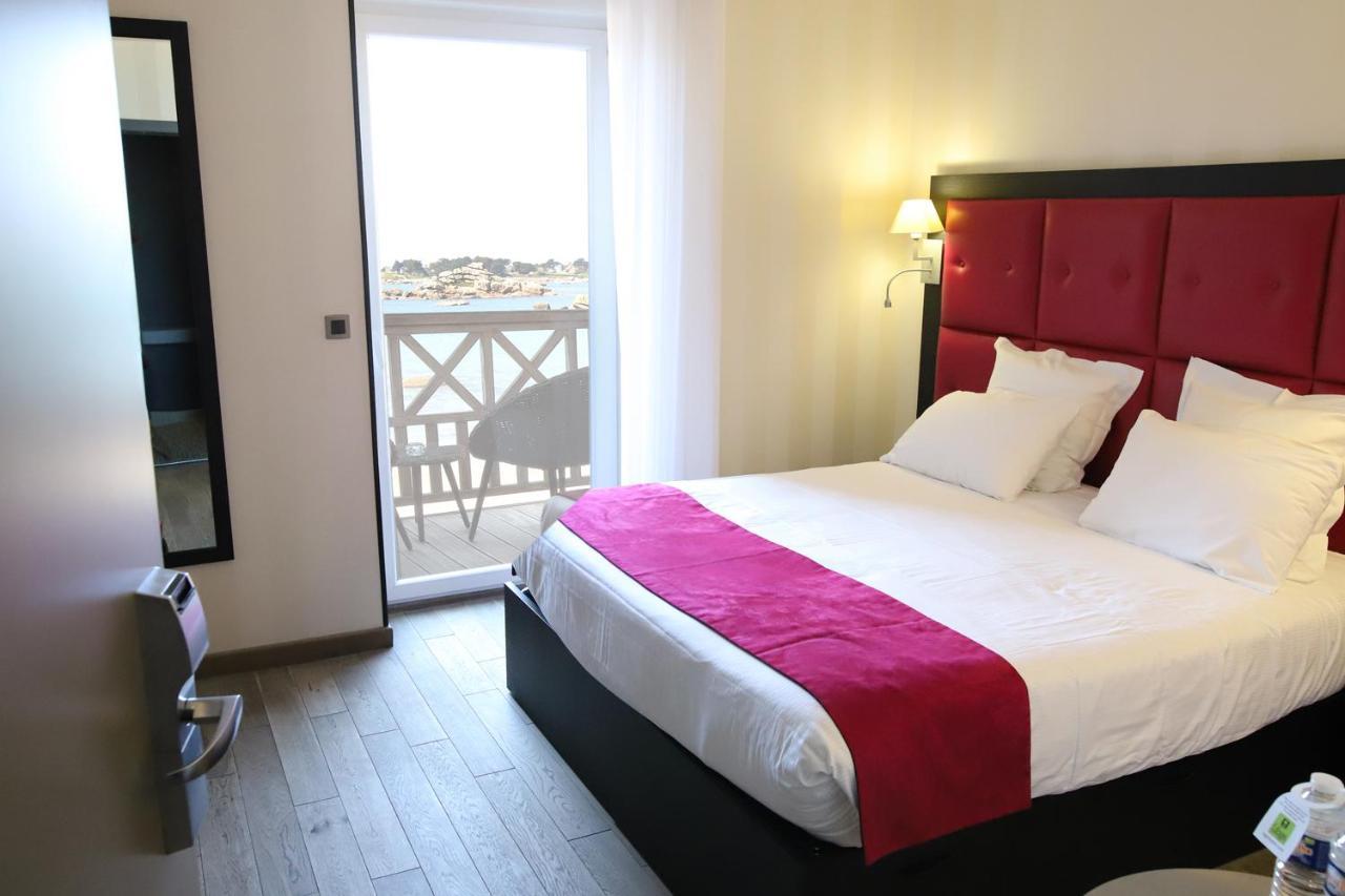 Logis Hotel Saint Guirec Et De La Plage Perros-Guirec Exterior foto