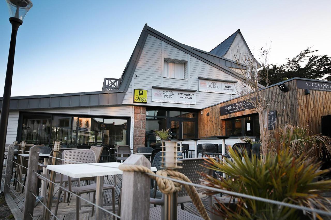 Logis Hotel Saint Guirec Et De La Plage Perros-Guirec Exterior foto
