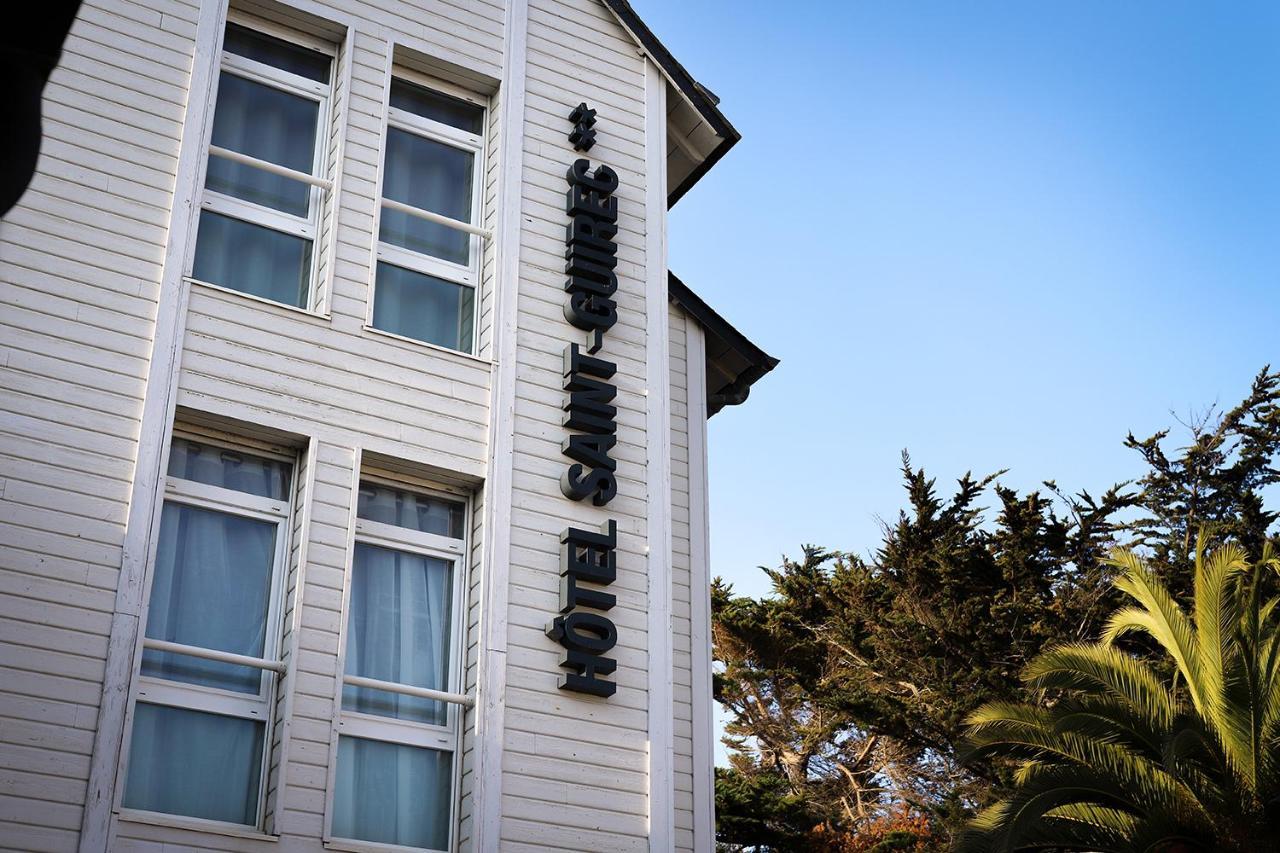 Logis Hotel Saint Guirec Et De La Plage Perros-Guirec Exterior foto