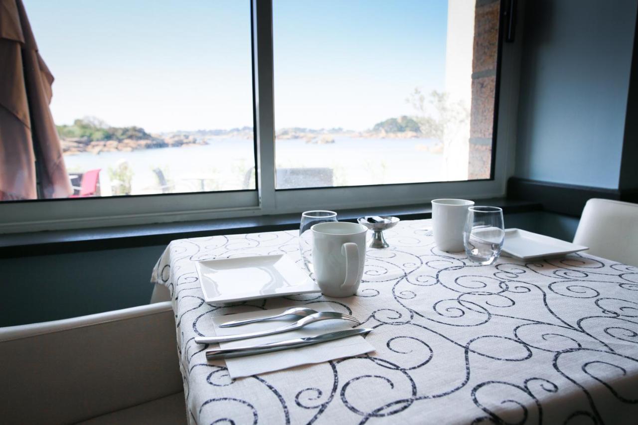 Logis Hotel Saint Guirec Et De La Plage Perros-Guirec Exterior foto
